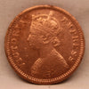 1/2 Pice Coin 1885 Victoria Empress Copper Coin