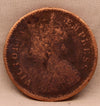 1/2 Pice Coin 1886 Victoria Empress Copper Coin