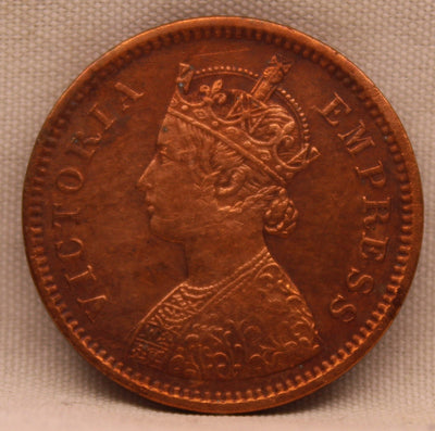 1/2 Pice Coin 1895 Victoria Empress Copper Coin