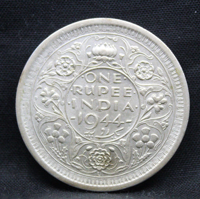 One Rupee 1944 George VI Silver coins