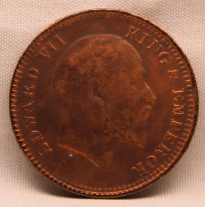 Quarter Anna 1904 Edward VII Copper Coins