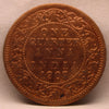 Quarter Anna 1907 Edward VII Copper Coins