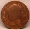 Quarter Anna 1907 Edward VII Copper Coins