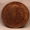 1\4 Anna 1907 Edward VII Bronze Coins