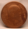 1\4 Anna 1907 Edward VII Bronze Coins