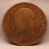 1\4 Anna 1910 Edward VII Bronze Coins