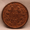 1/12 Anna 1848 East India Company Copper Coins