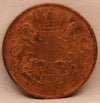 1/4 Anna 1833 India-British BOMBAY