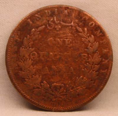 Quarter Anna  East Indian Company 1857