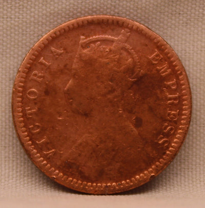 1/12 Anna 1892 Victoria Express Copper Coin