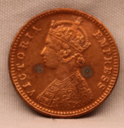 1/12 Anna 1897 Victoria Express Copper Coin