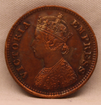 1/2 Pice Coin 1897 Victoria Queen Copper Coin