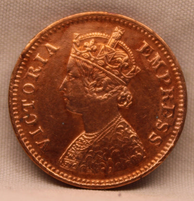 1/2 Pice Coin 1899 Victoria Queen Copper Coin