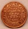 1/4 Anna 1885 Victoria Express Copper Coin