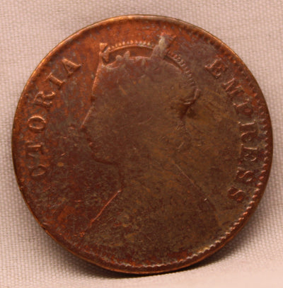 1/4 Anna 1898 Victoria Express Copper Coin