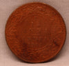 1/12 Anna Coin of Victoria Queen of Calcutta Mint of 1904 Copper