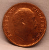 1/12 Anna Coin of Victoria Queen of Calcutta Mint of 1904 Copper