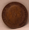 1/12 Anna Coin of Victoria Queen of Calcutta Mint of 1907 Copper