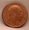 1/12 Anna Coin of Victoria Queen of Calcutta Mint of 1909 Copper