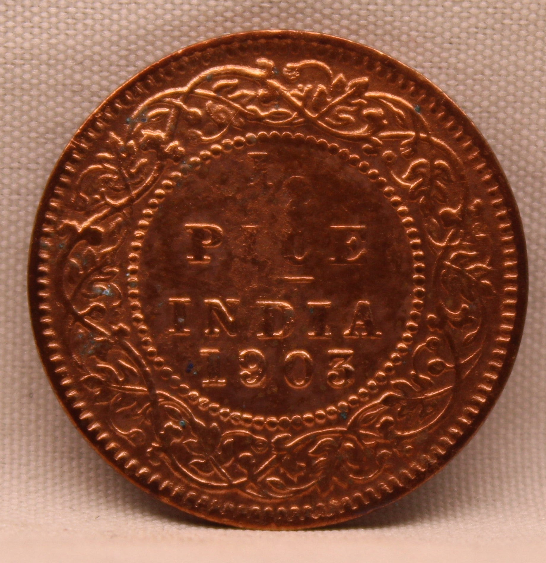 1/2 Pice Coin of King Edward VII of Calcutta Mint of 1903