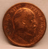 1/4 Anna Coin of King Edward VII of Calcutta Mint of 1906 Copper