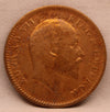 1/4 Anna Coin of King Edward VII of Calcutta Mint of 1907 Copper