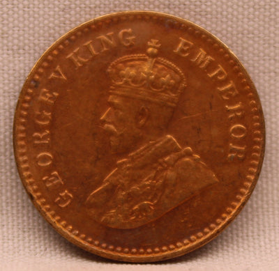 1\12 Anna 1914 George V Bronze coins