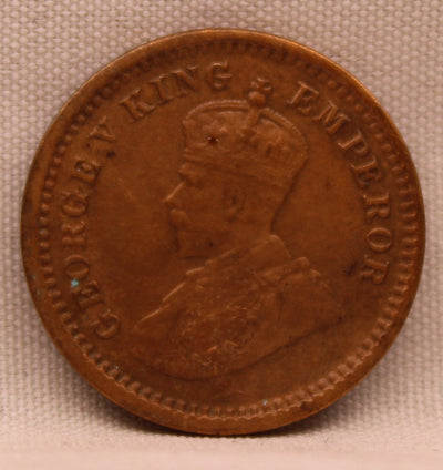 1\12 Anna 1916 George V Bronze coins