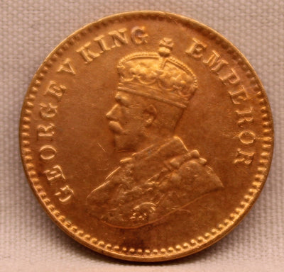 1\12 Anna 1923 George V Bronze coins