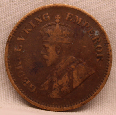 1\2 Pice 1915 George V Bronze coins