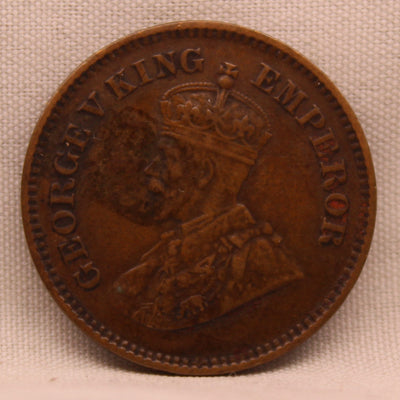 1\2 Pice 1916 George V Bronze coins