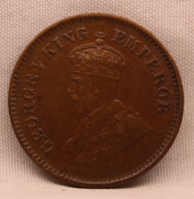 1\2 Pice 1923 George V Bronze coins