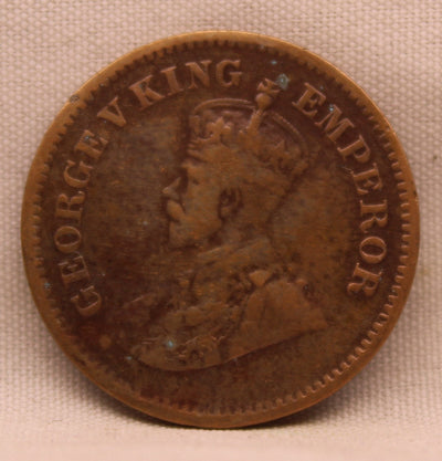 1\2 Pice 1931 George V Bronze coins