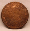 1/4 Anna Coin of King George V of Calcutta Mint of 1914 Bronze