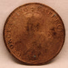 1/4 Anna Coin of King George V of Calcutta Mint of 1924 Bronze