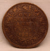 1/4 Anna Coin of King George V of Calcutta Mint of 1929 Bronze