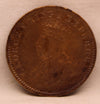 1/4 Anna Coin of King George V of Calcutta Mint of 1934 Bronze