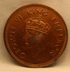 1/2 Pice Coin of King George VI of Calcutta Mint of 1938 Bronze