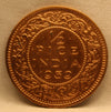 1/2 Pice Coin of King George VI of Calcutta Mint of 1939 Bronze