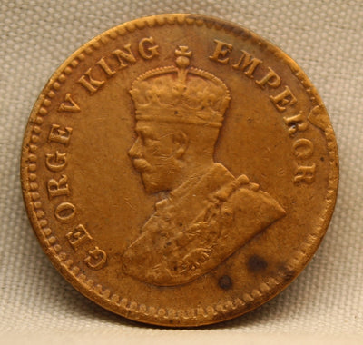 1\12 Anna 1921 George V Bronze coins