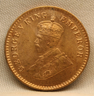 1\12 Anna 1914 George V Bronze coins