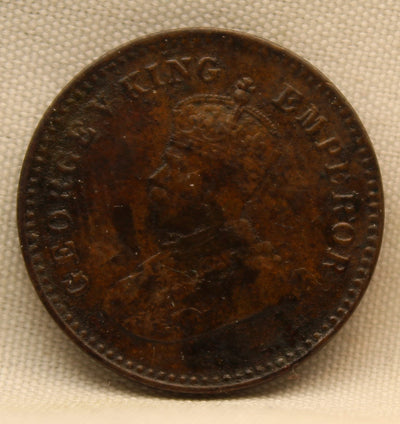 1\12 Anna 1915 George V Bronze coins