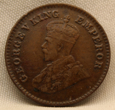 1\12 Anna 1927 George V Bronze coins