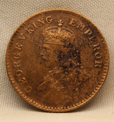 1\12 Anna 1924 George V Bronze coins