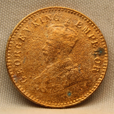 1\12 Anna 1914 George V Bronze coins