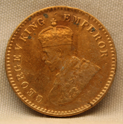 1\12 Anna 1915 George V Bronze coins