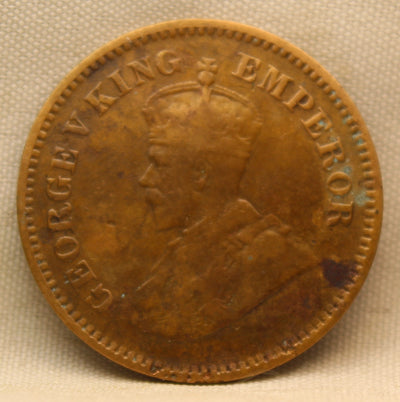 1\2 Pice 1916 George V Bronze coins