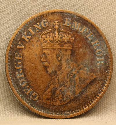 1\2 Pice 1923 George V Bronze coins