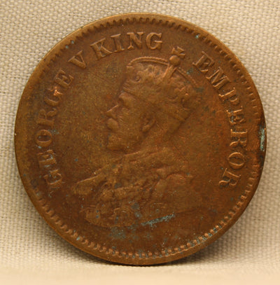 1\2 Pice 1925 George V Bronze coins