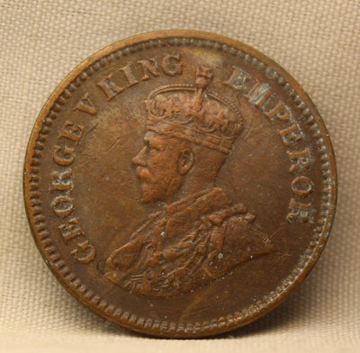 1\2 Pice 1928 George V Bronze coins